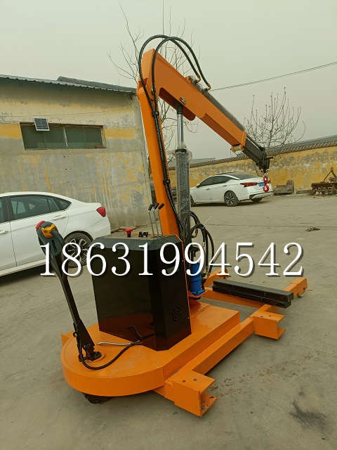 右玉县自卸车厢随车吊 自制轮式四不像起重机 四驱平板吊 5吨 贵盛